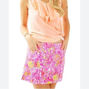 Lilly Pulitzer Pink January Skort Pink Pout Size 4